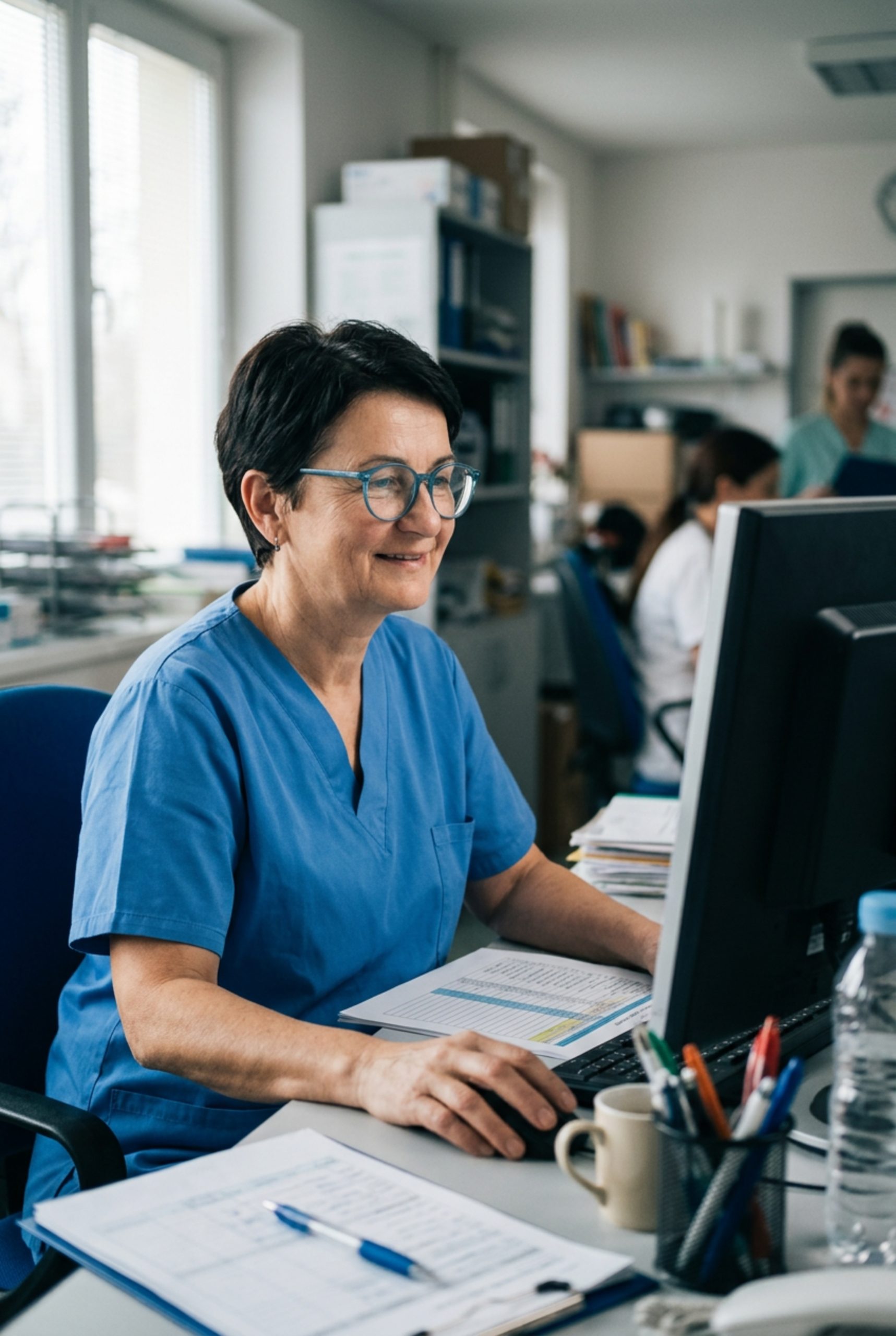 A Rivia Health team member at work